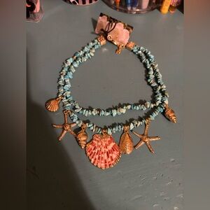 Gardenia Seashell Necklace